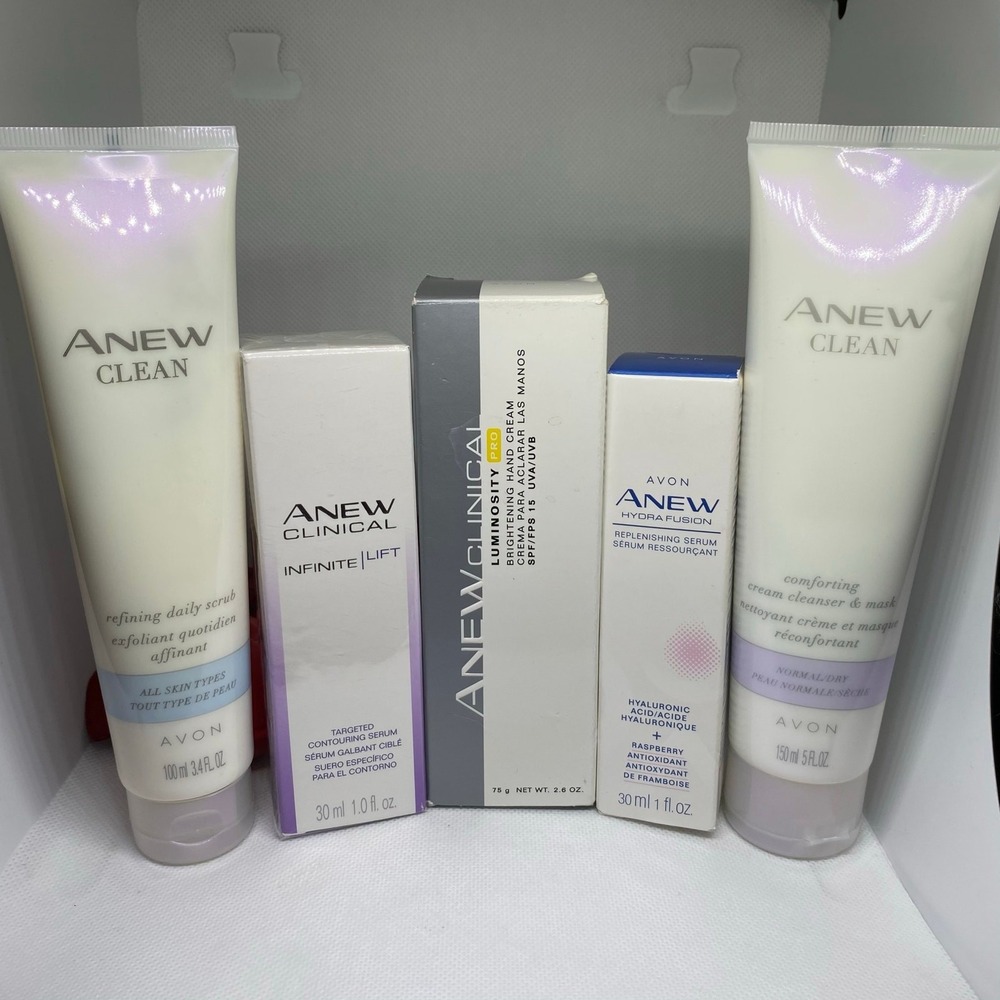 NEW Avon ANEW Beauty Lot *Discontinued* 5 FULL SIZE Products